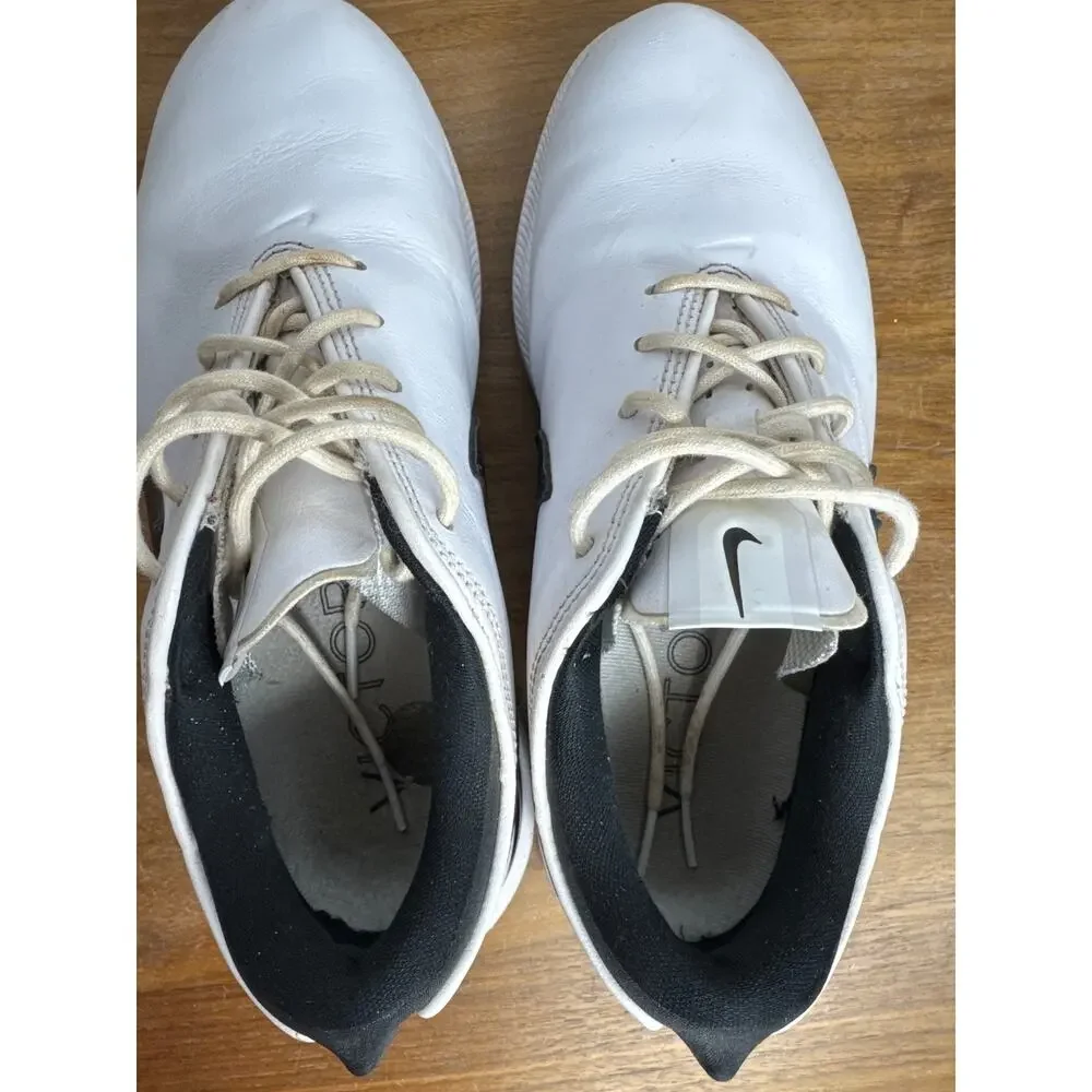 Nike Air Zoom Victory Tour 2 Men's 7 Golf Shoes White Black DJ6569-100 GUC Spike